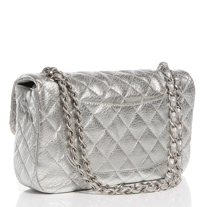 Chanel Calfskin Quilted On The Rocks Flap Silver 3 of 8