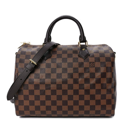 Louis Vuitton Damier Ebene Speedy Bandouliere 30 1 of 15