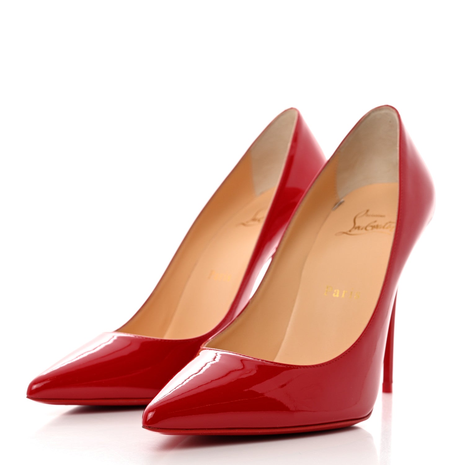 Christian Louboutin Patent Kate 100 Pumps 37.5 Loubi 3 of 8