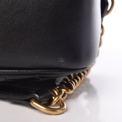Gucci Calfskin Matelasse Small GG Marmont Chain Shoulder Bag Black 11 of 11