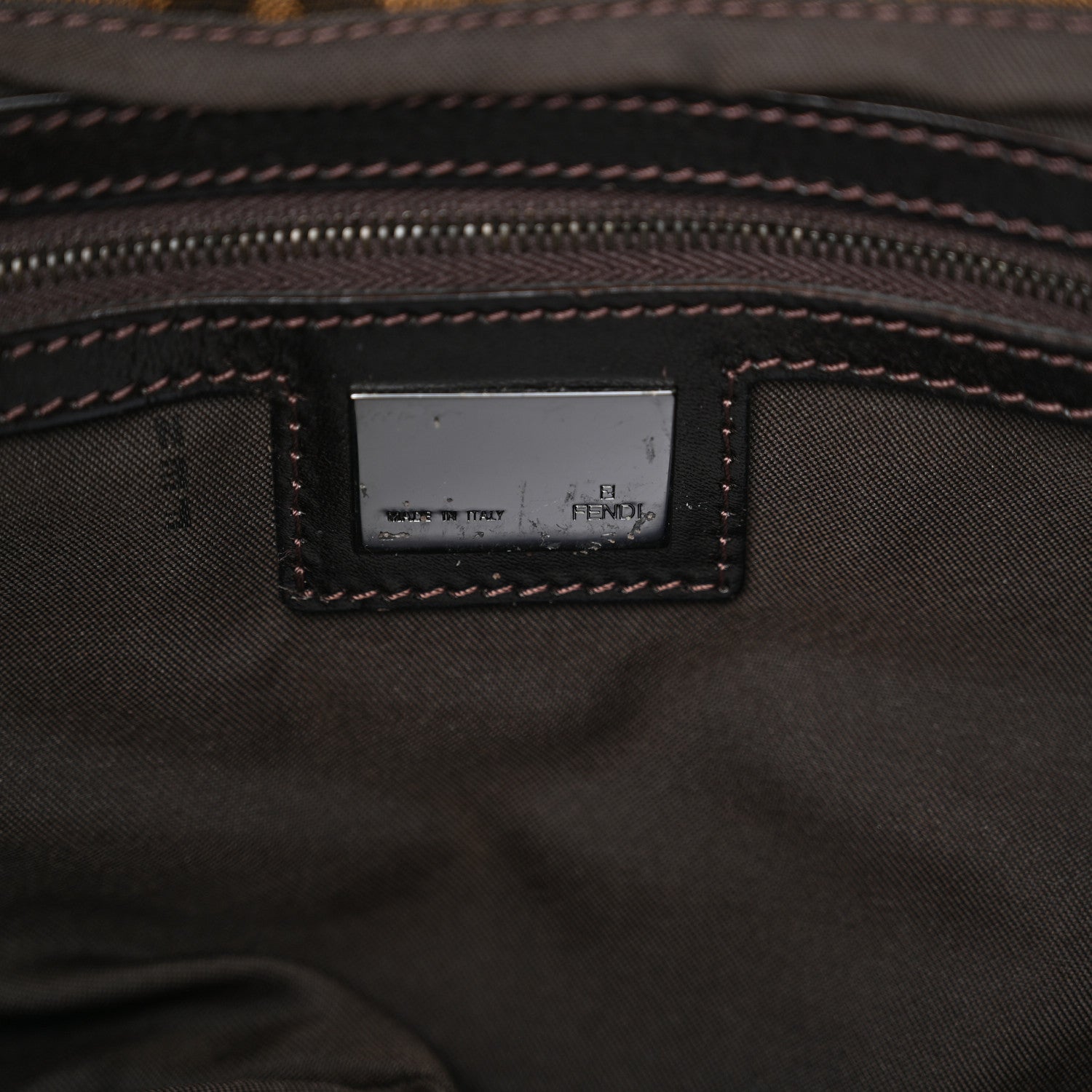 Fendi Zucca Baguette Brown 6 of 9