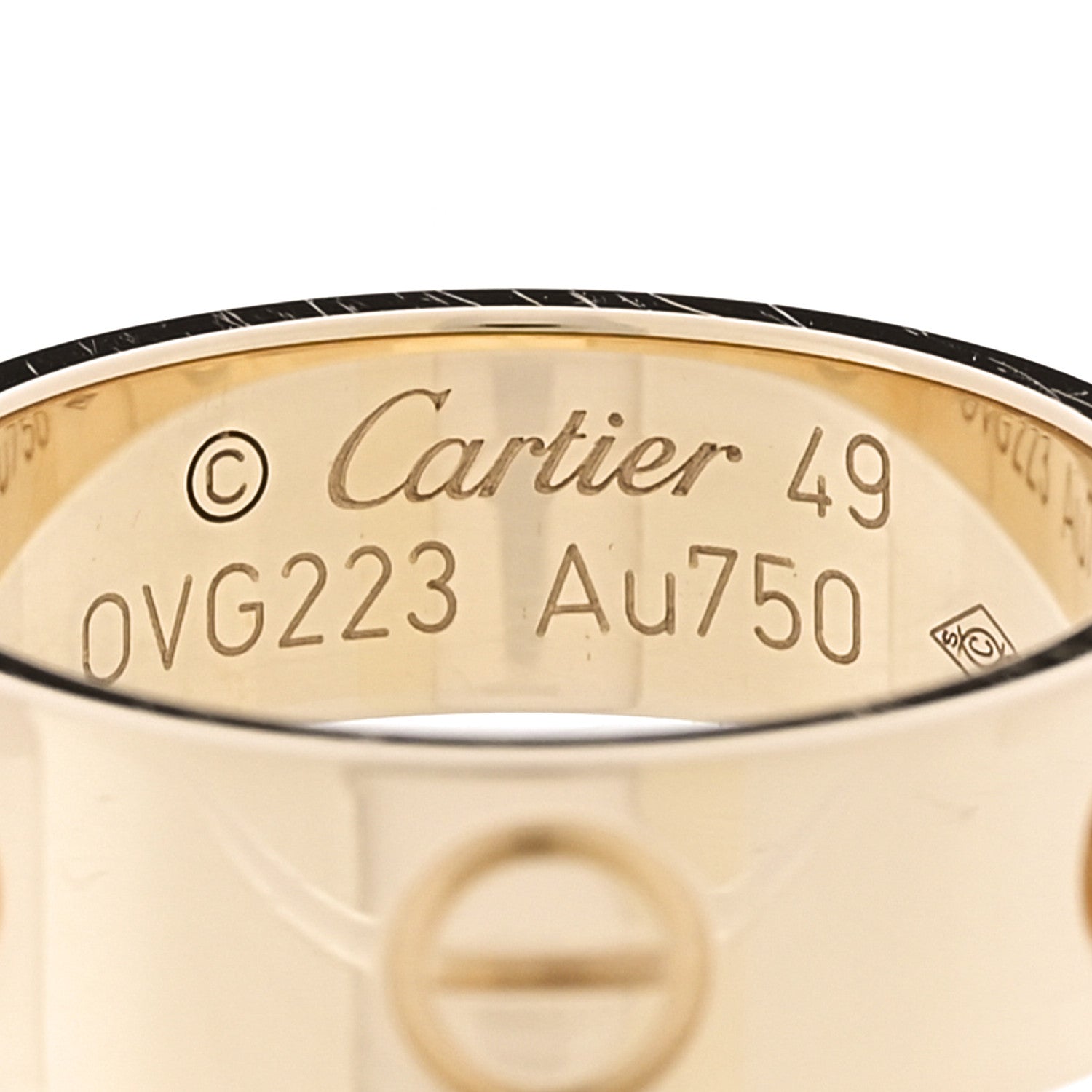 Cartier 18K Yellow Gold 5.5mm LOVE Ring 49 4.75 4 of 5