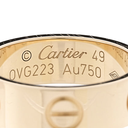 Cartier 18K Yellow Gold 5.5mm LOVE Ring 49 4.75 4 of 5