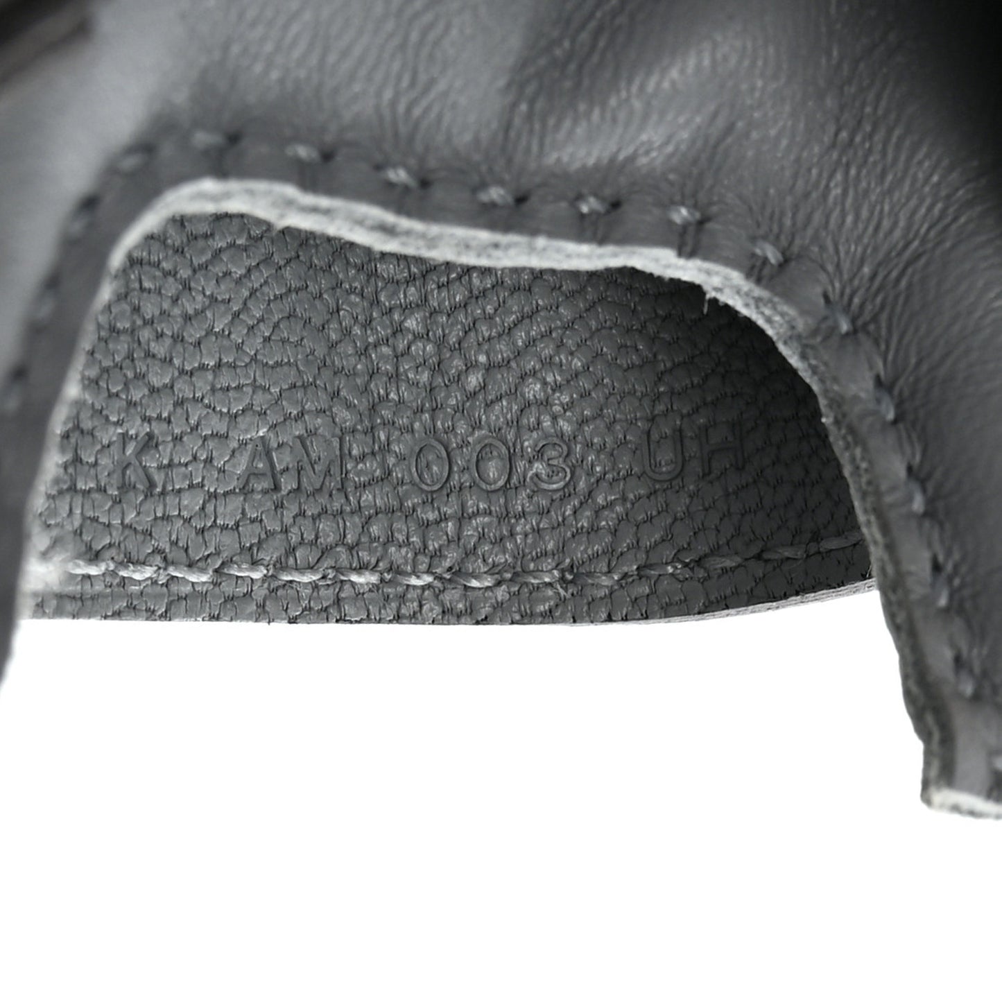 Milo Lambskin Studded Grigri Rodeo Robeo Rock Horse Bag Charm PM Gris Pantin