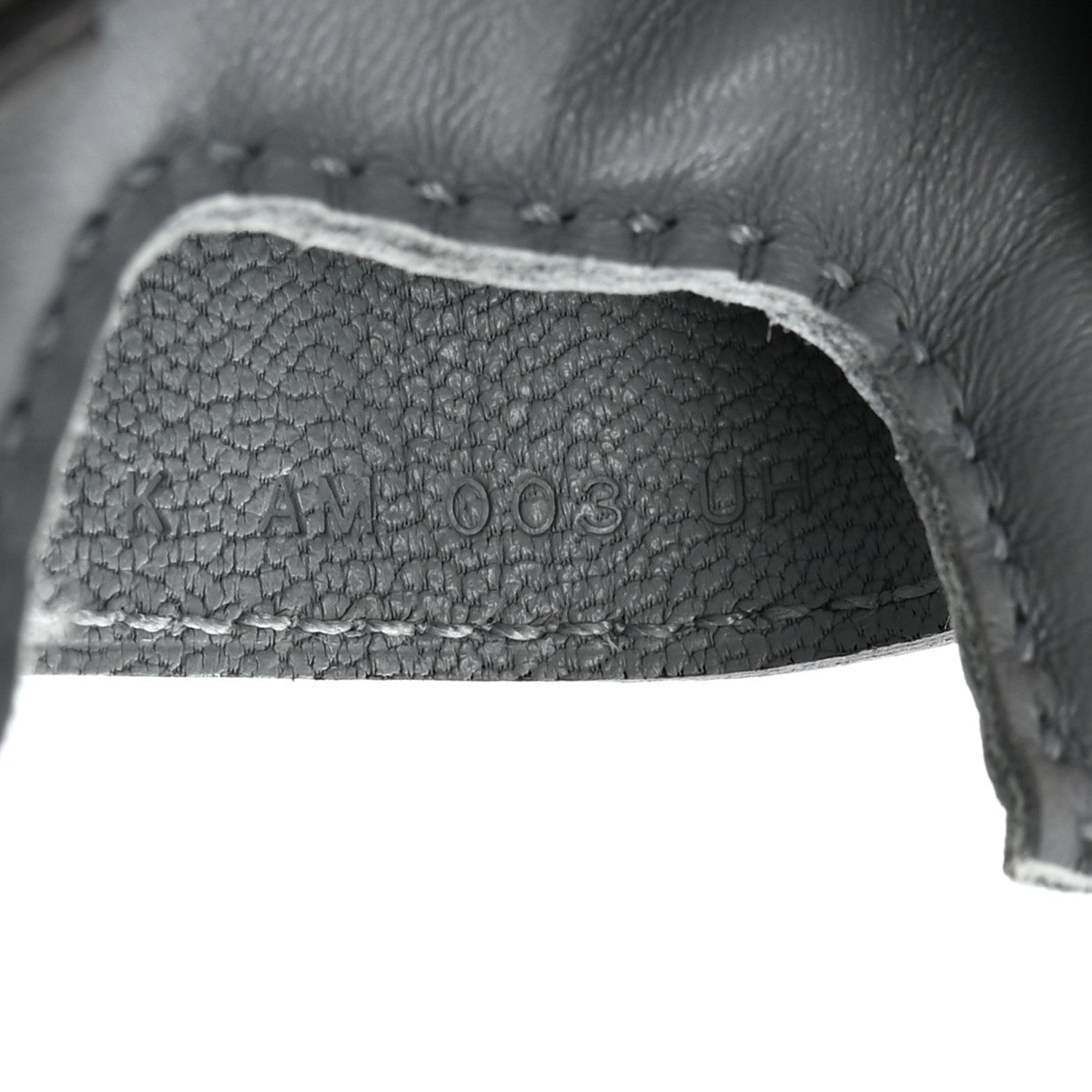 Hermes Milo Lambskin Studded Grigri Rodeo Robeo Rock Horse Bag Charm PM Gris Pantin 4 of 5