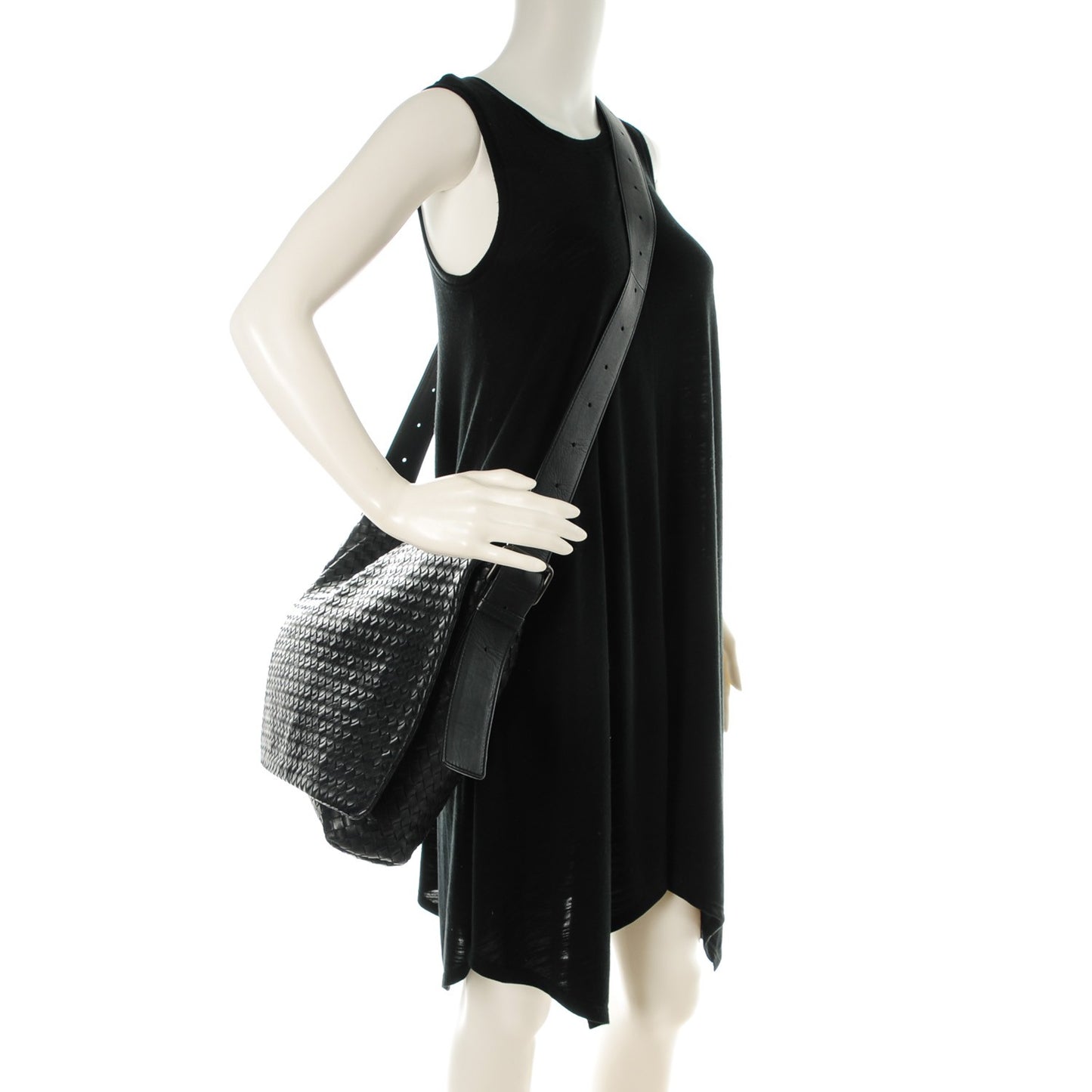 Nappa Intrecciato Messenger Bag Tourmaline