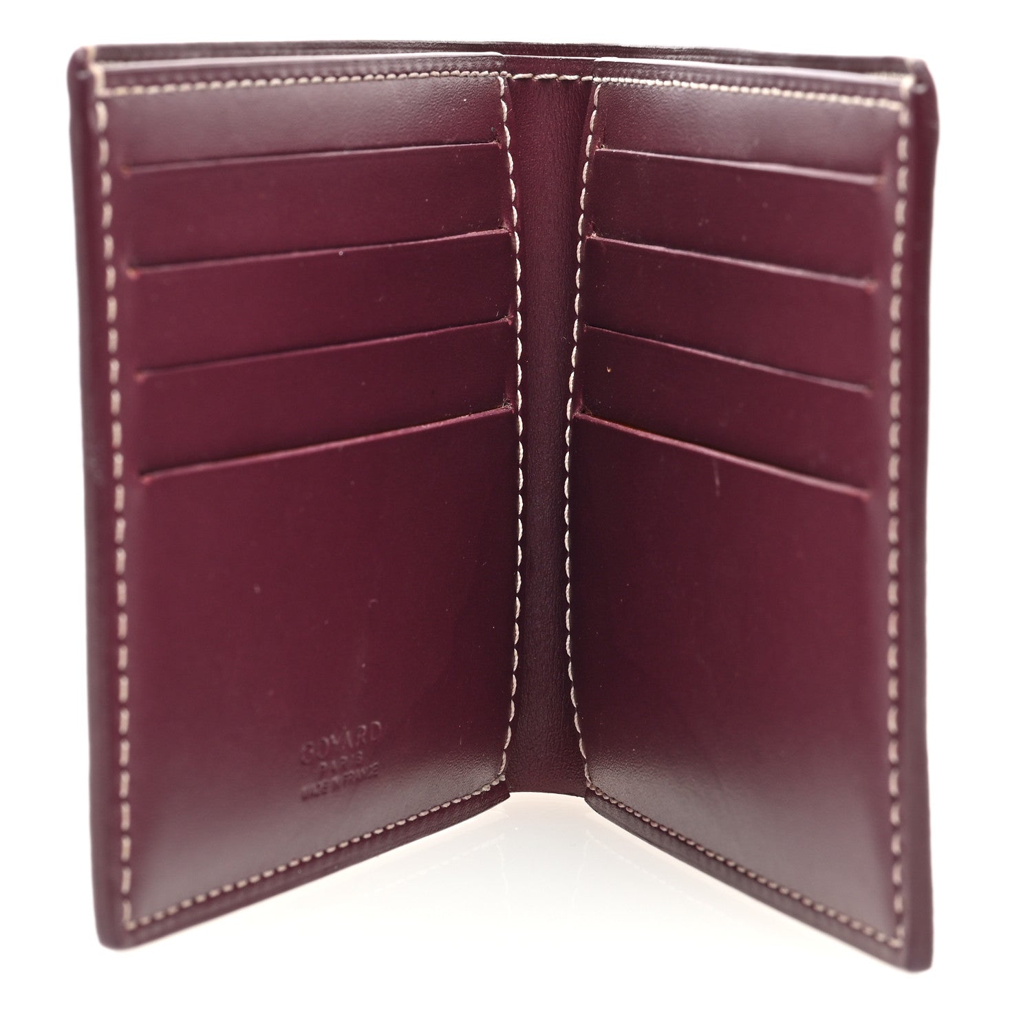 Goyard Goyardine Bi-Fold Victoire PM Wallet Bordeaux 5 of 6