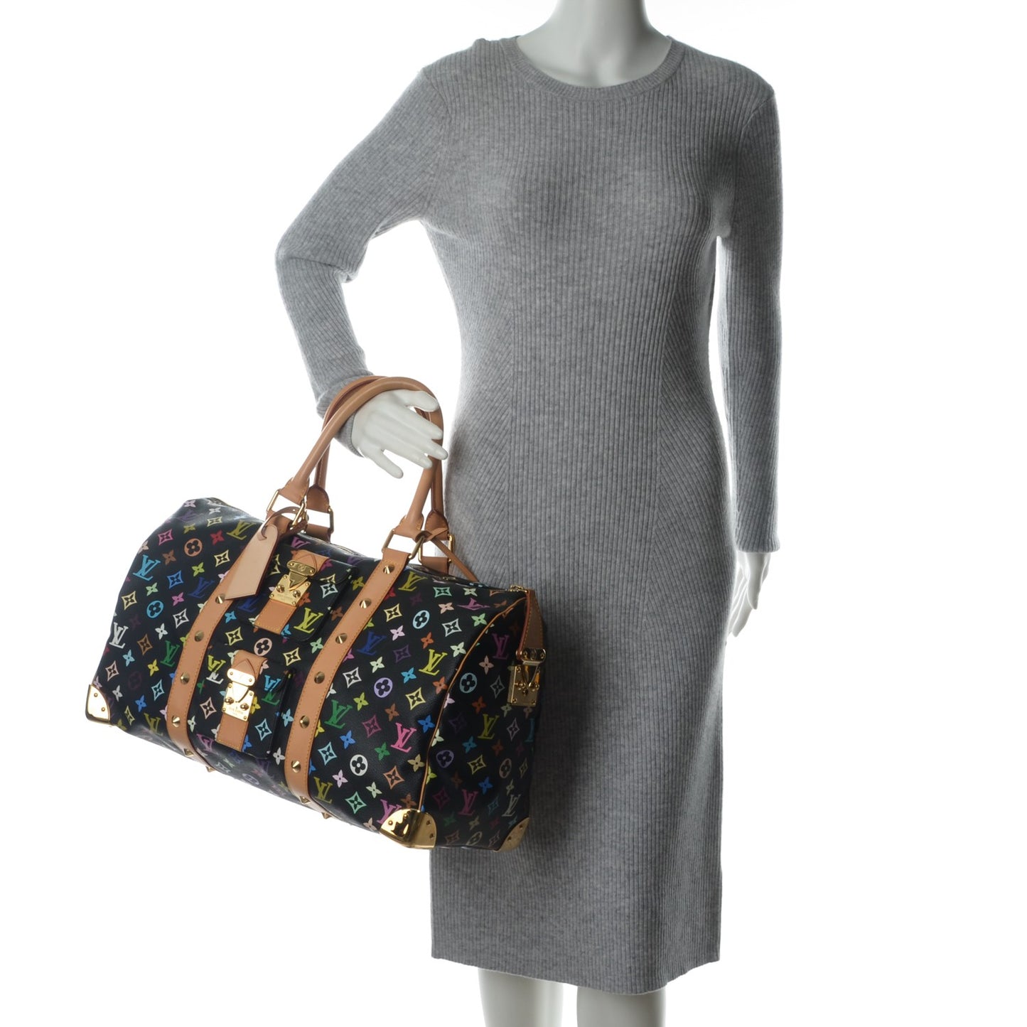 Monogram Multicolor Keepall 45 Black