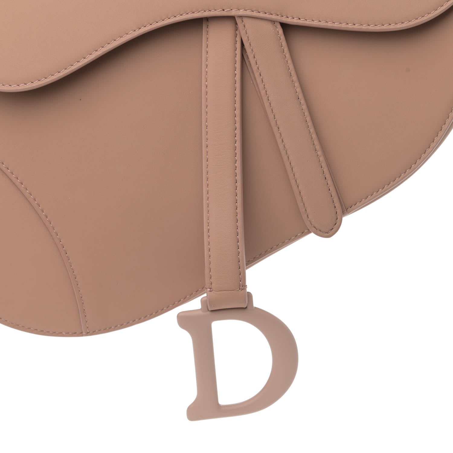 Christian Dior Ultra Matte Calfskin Saddle Bag Blush 8 of 10