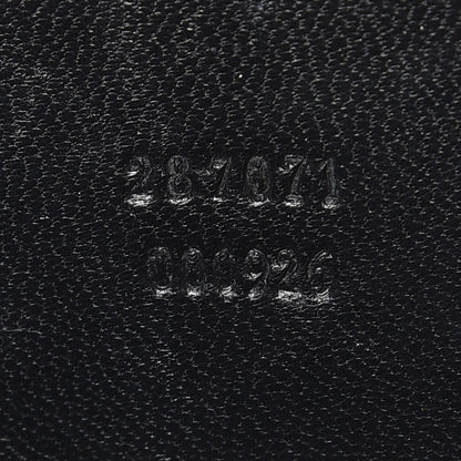 Alexander McQueen Lambskin Pleated Skull Box Clutch Black 9 of 10
