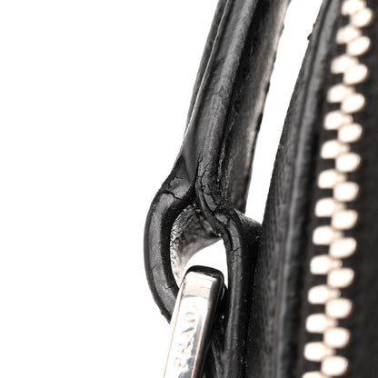Prada Saffiano Crossbody Messenger Bag Black 12 of 12