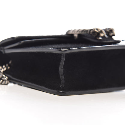 Gucci Suede Super Mini Dionysus Shoulder Bag Black 8 of 11