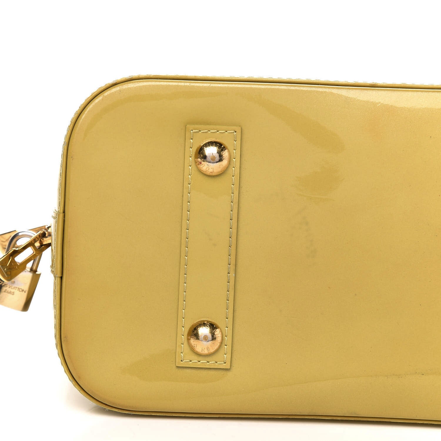 Louis Vuitton Vernis Alma PM Citrine 10 of 16