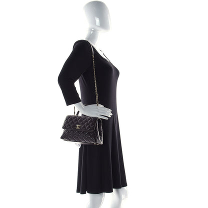 Chanel Caviar Quilted Mini Coco Handle Flap Dark Brown 2 of 10