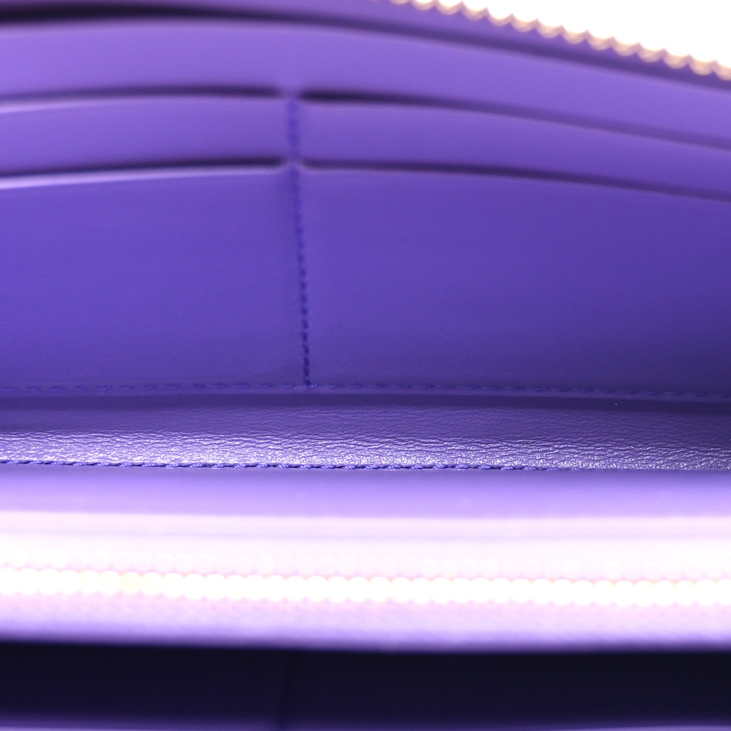 Bottega Veneta Nappa Intrecciato Zip Around Wallet Purple 5 of 8