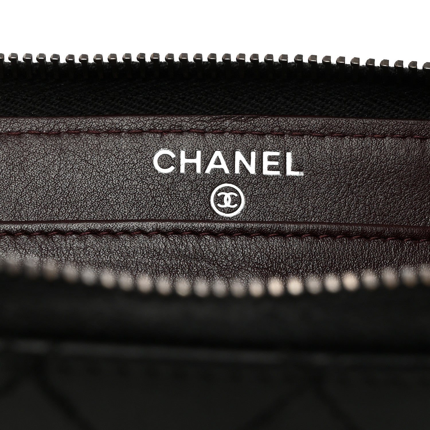 Chanel Aged Calfskin Quilted Reissue Large Gusset Zip Around Wallet Black 6 of 9