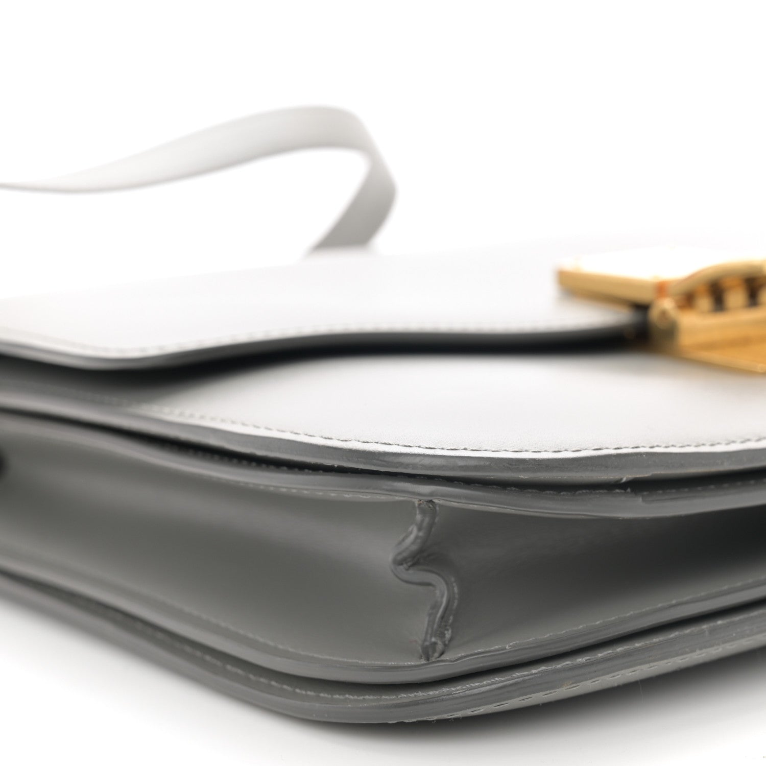 Celine Box Calfskin Medium Classic Box Flap Bag Light Charcoal 9 of 12