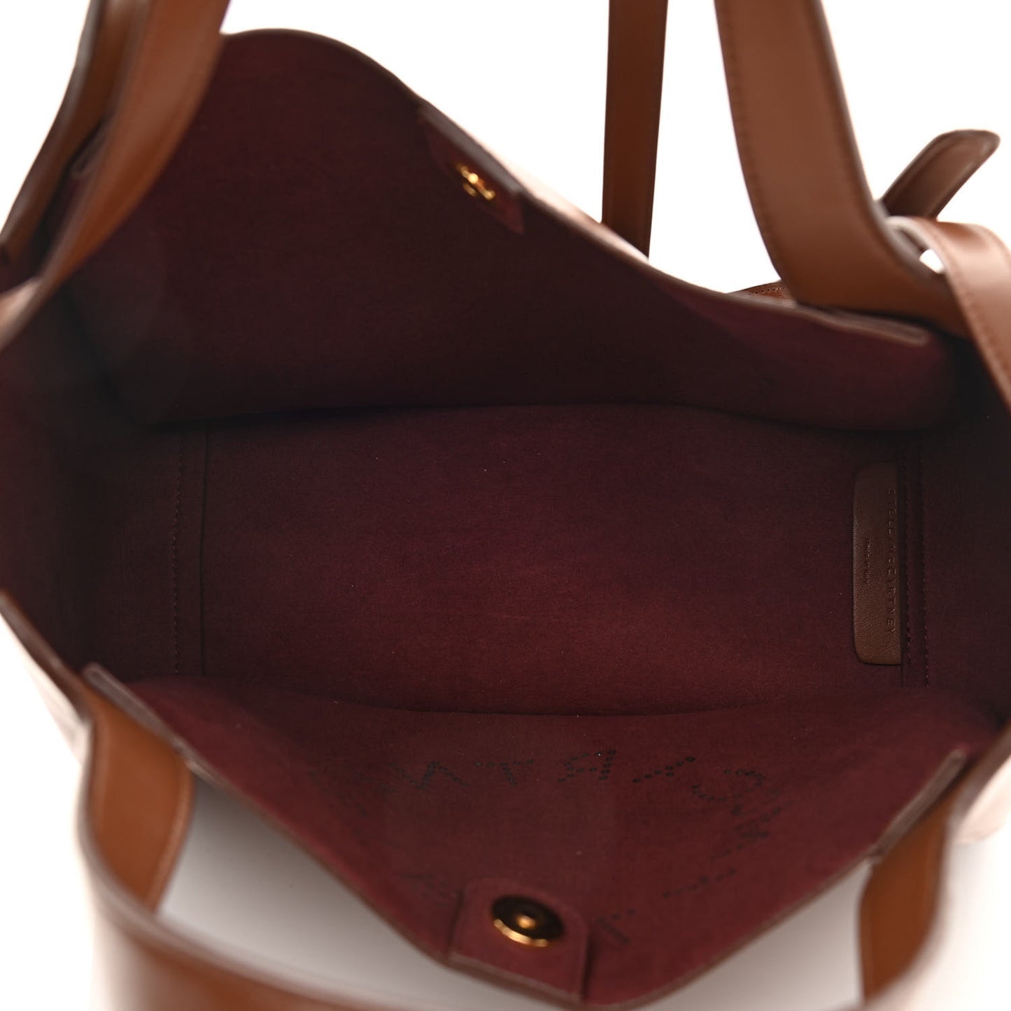 Eco Alter Nappa East West Perforated Tote Brown