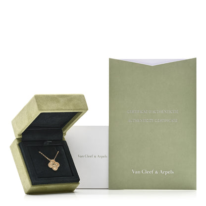 Van Cleef & Arpels 18K Yellow Gold Vintage Alhambra Pendant Necklace 5 of 5