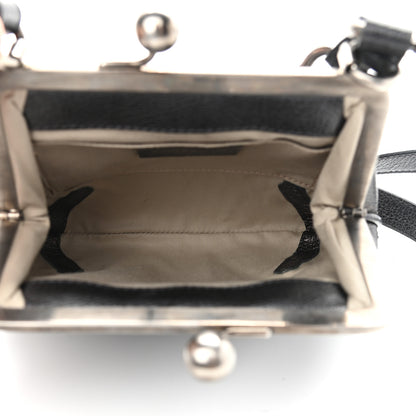 Burberry Goatskin Frame Crossbody Bag Grey 5 of 12