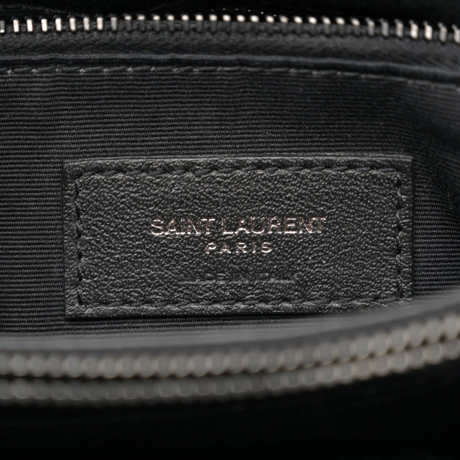 Saint Laurent Calfskin Y Quilted Monogram Monochrome Medium Loulou Chain Satchel Black 6 of 15