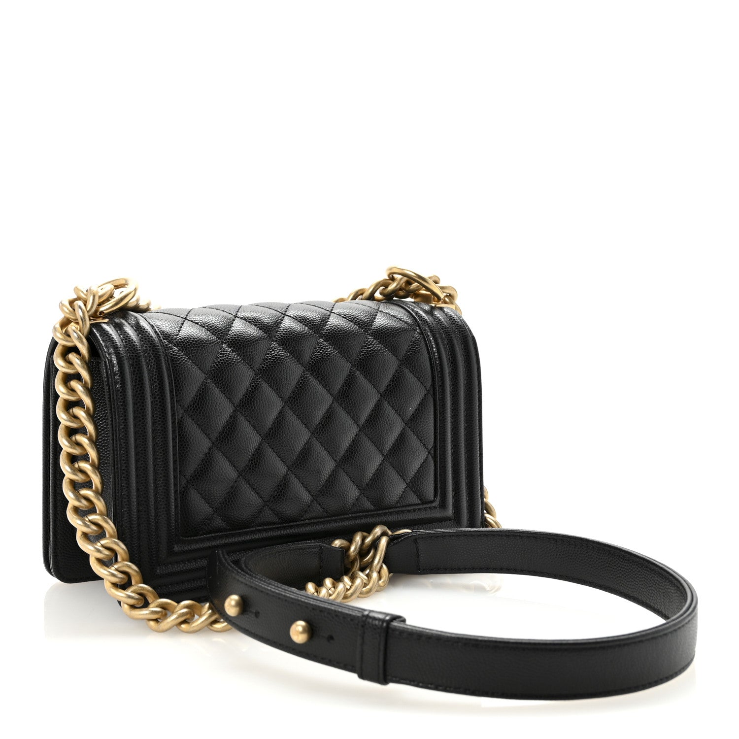 Chanel Caviar Quilted Small Boy Flap Black 3 of 10