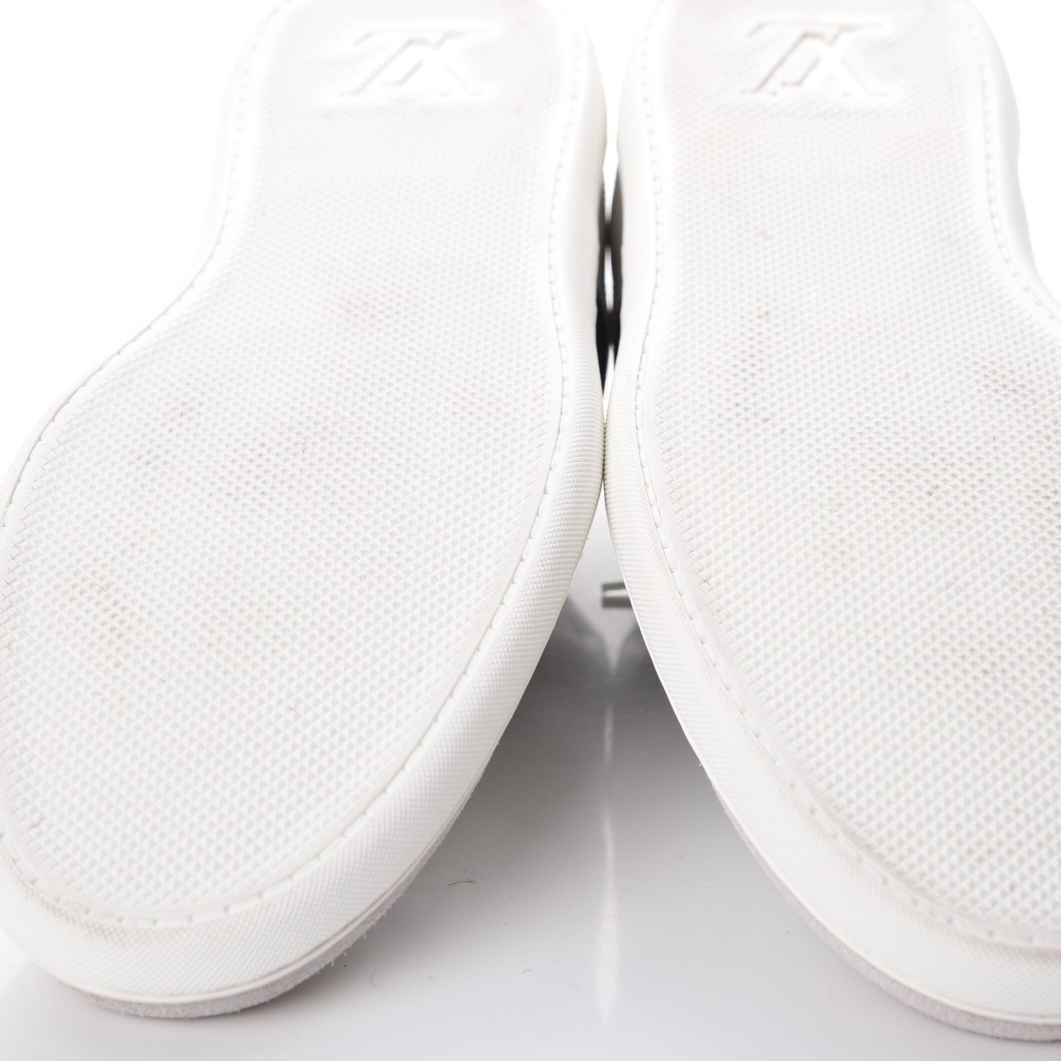 Louis Vuitton Calfskin Damier Waterline Sneakers 9.5 White 7 of 11