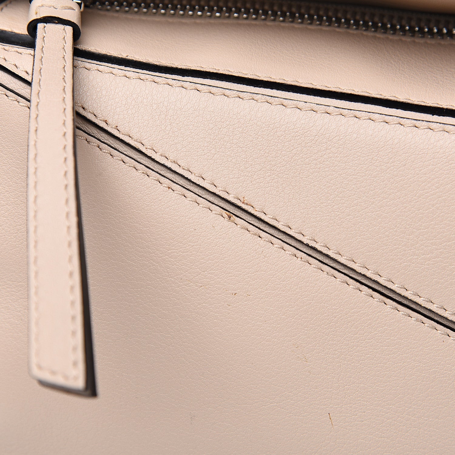 Loewe Calfskin Small Puzzle Bag Light Oat 9 of 12