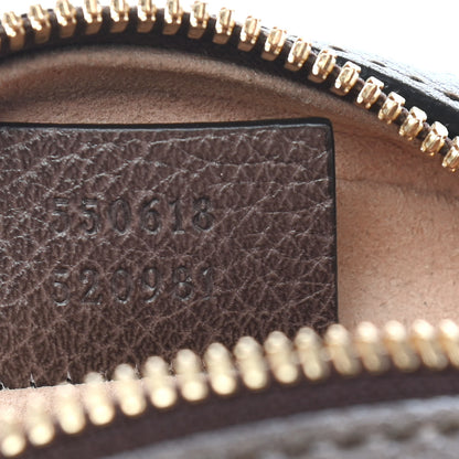 Gucci GG Supreme Monogram Web Mini Ophidia Round Shoulder Bag Brown 7 of 9