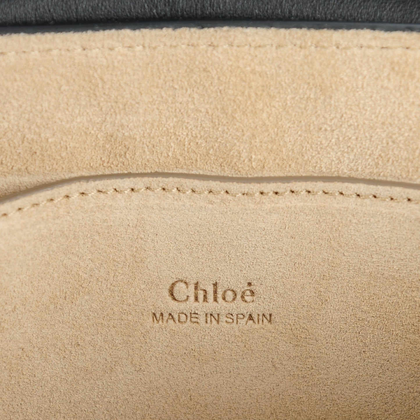 Suede Calfskin Small Faye Shoulder Bag Black