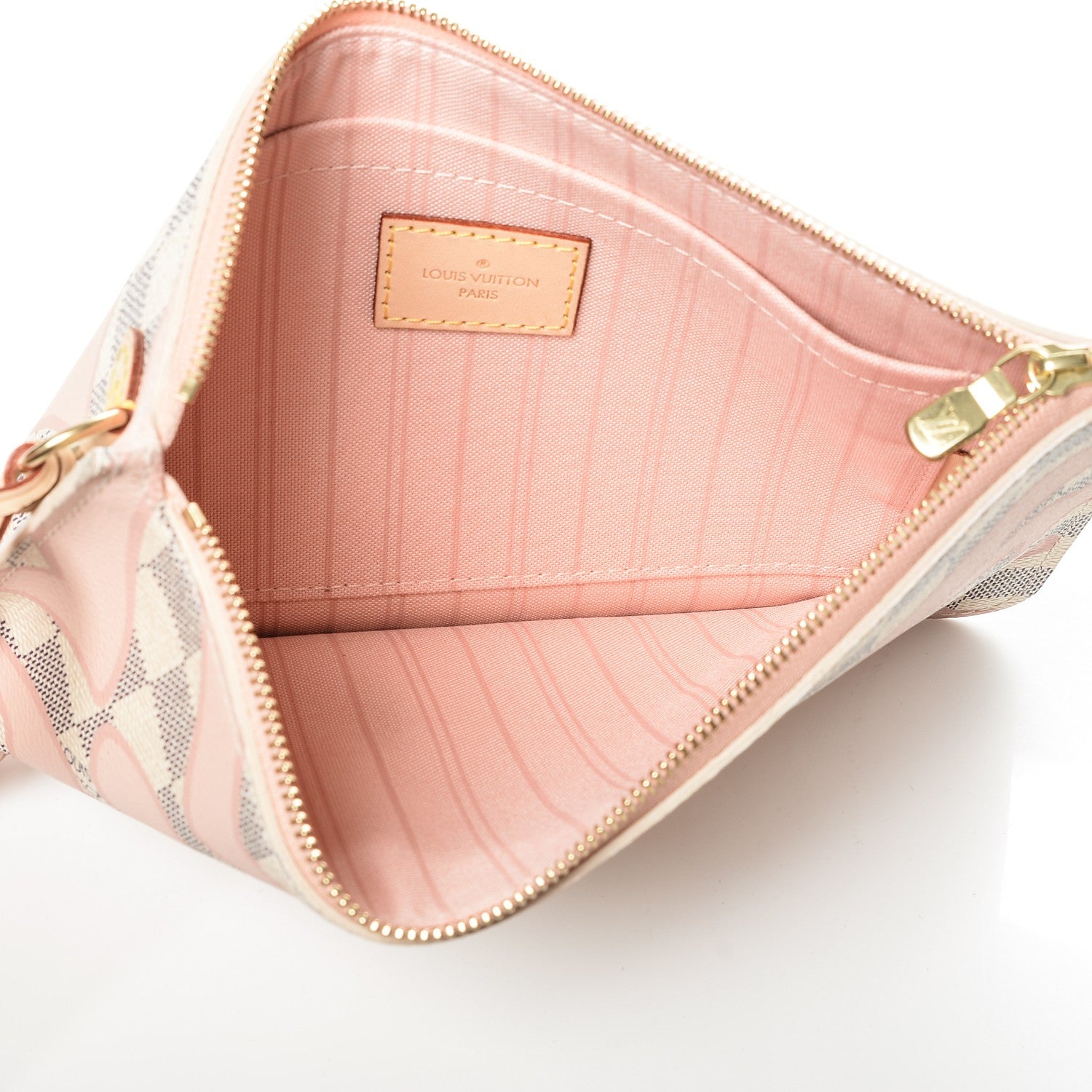 Louis Vuitton Damier Azur Tahitienne Neverfull MM 9 of 9