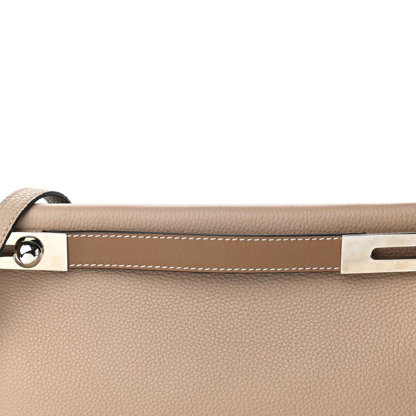 Grained Calfskin Small Missy Bag Sand