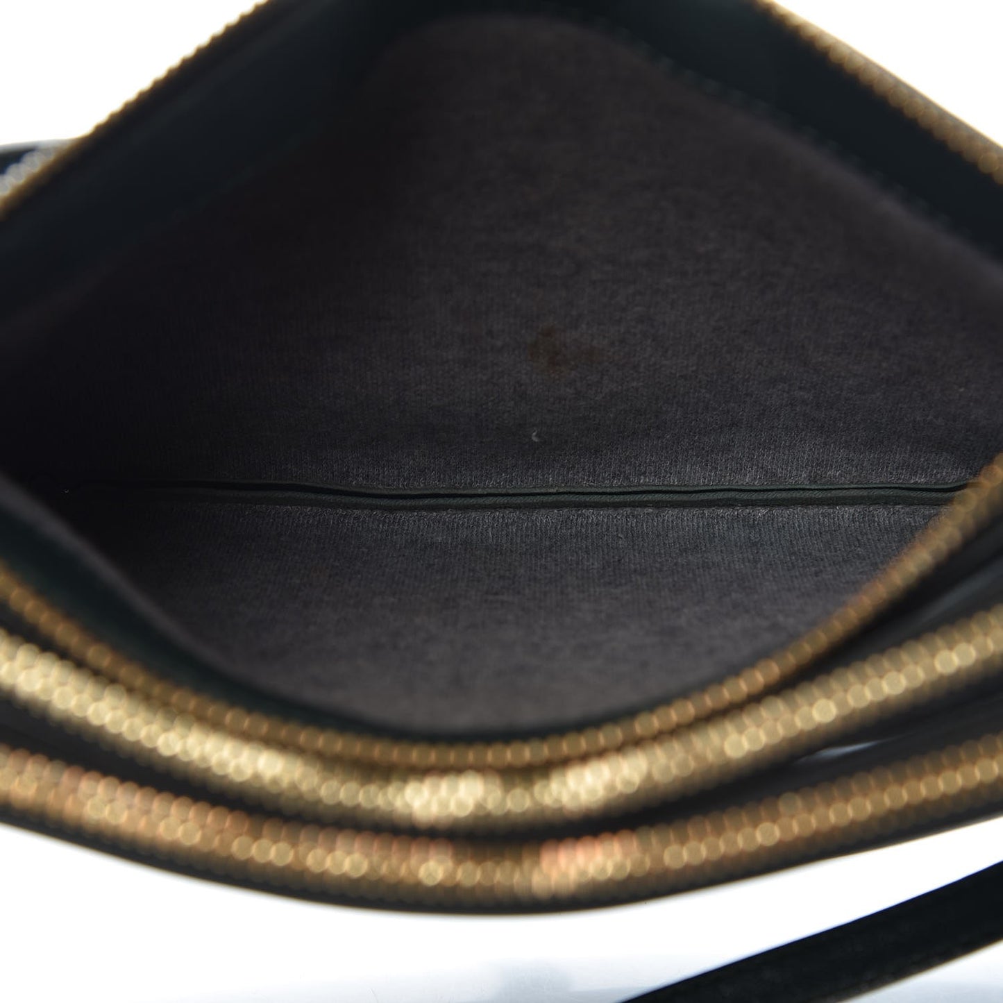 Lambskin Small Trio Crossbody Bag Dark Green