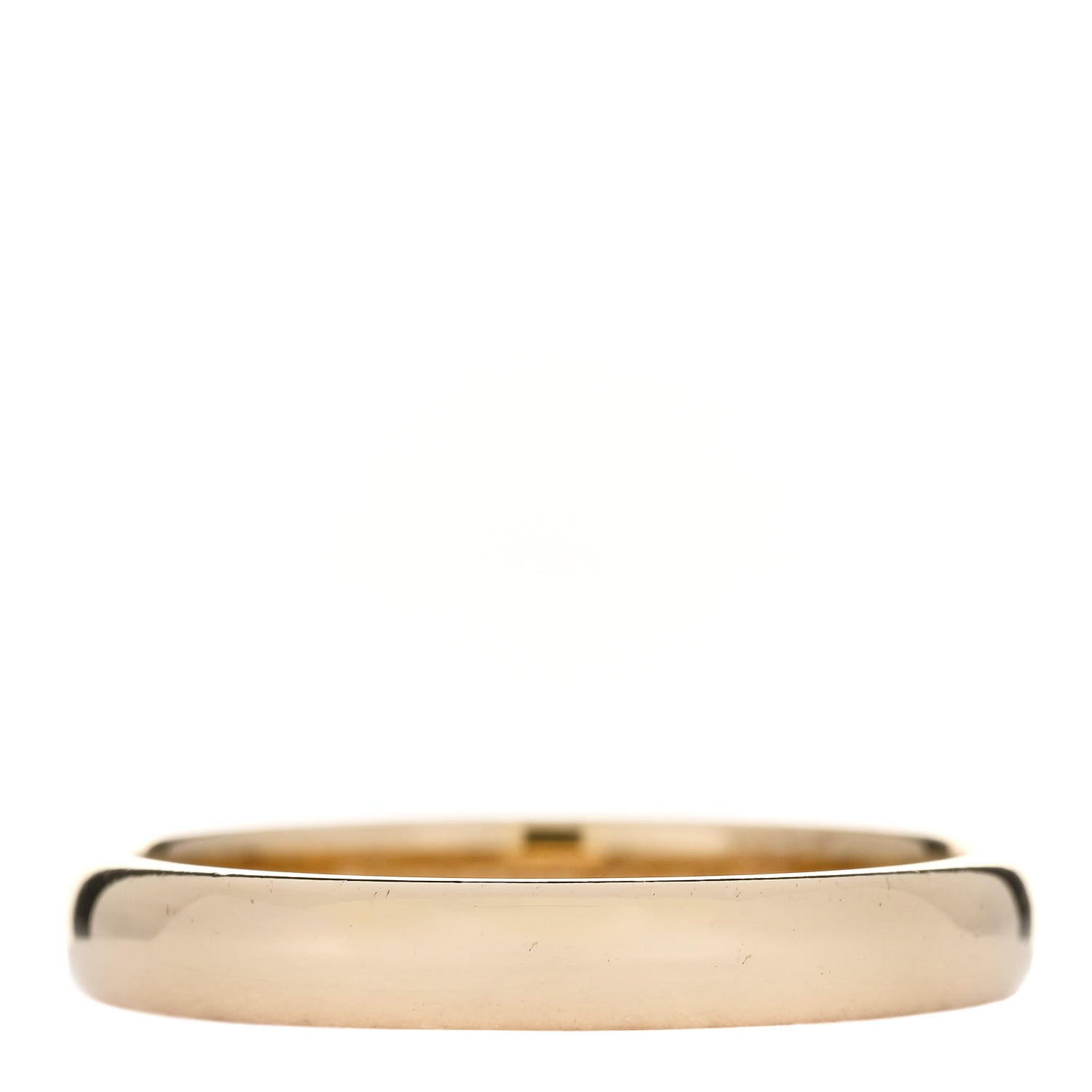 Tiffany 18K Yellow Gold 3mm Classic Wedding Band Ring 55 7.25 1 of 4