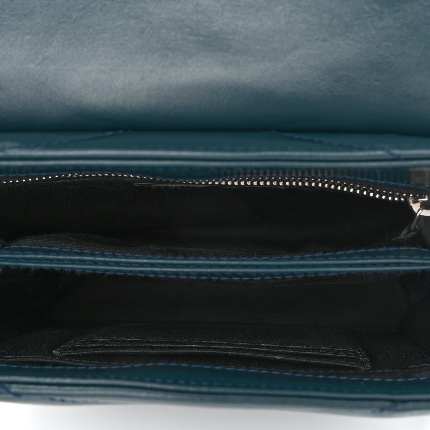 Saint Laurent Calfskin Y Quilted Monogram Toy Loulou Satchel Dark Green 5 of 11
