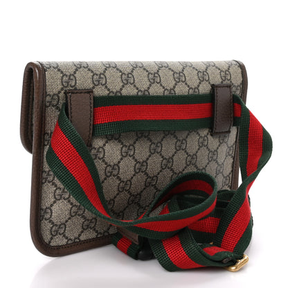 Gucci GG Supreme Monogram Neo Vintage Web Belt Bag Brown 3 of 11