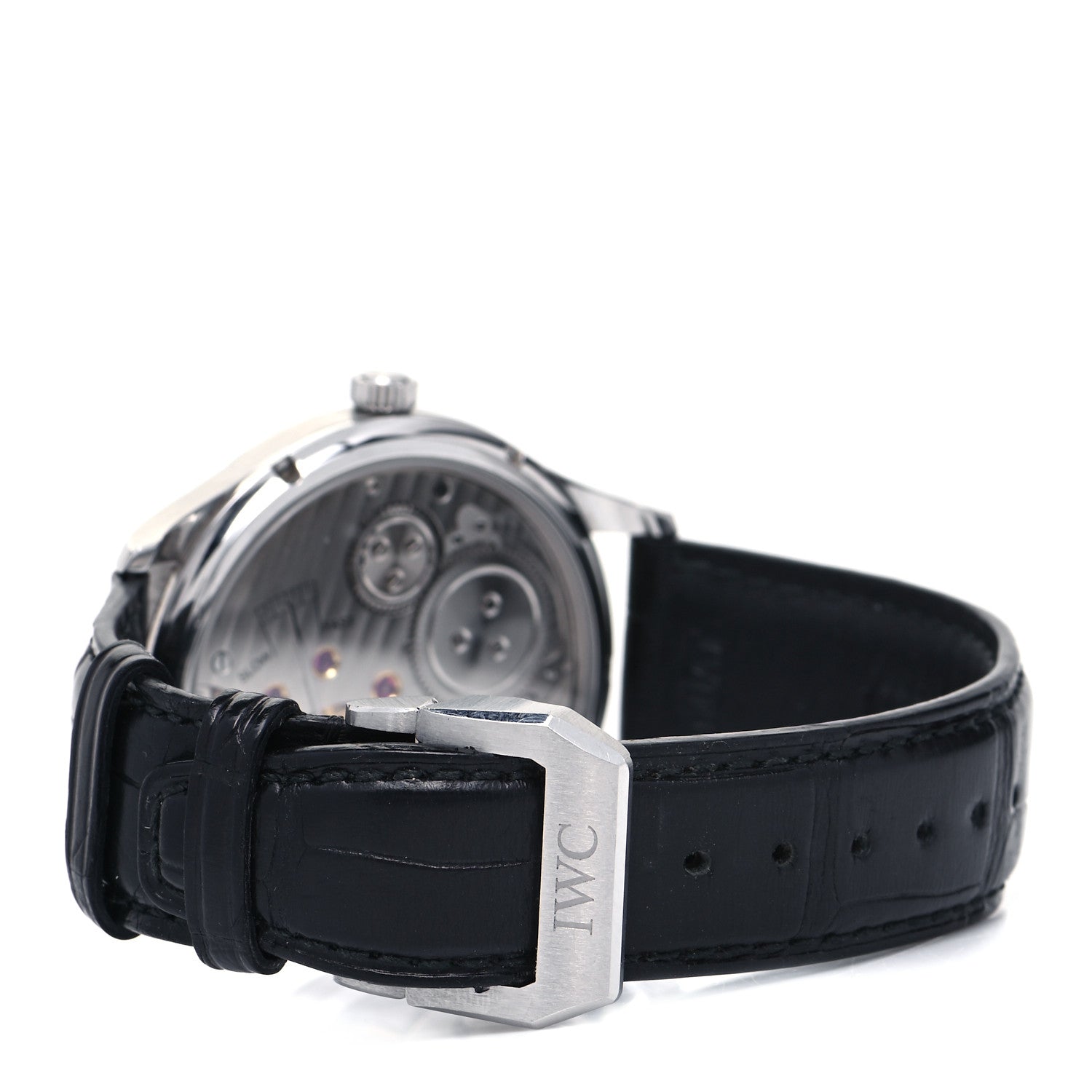 IWC Stainless Steel Alligator 44mm Portugieser Manual Winding Watch IW545405 3 of 6