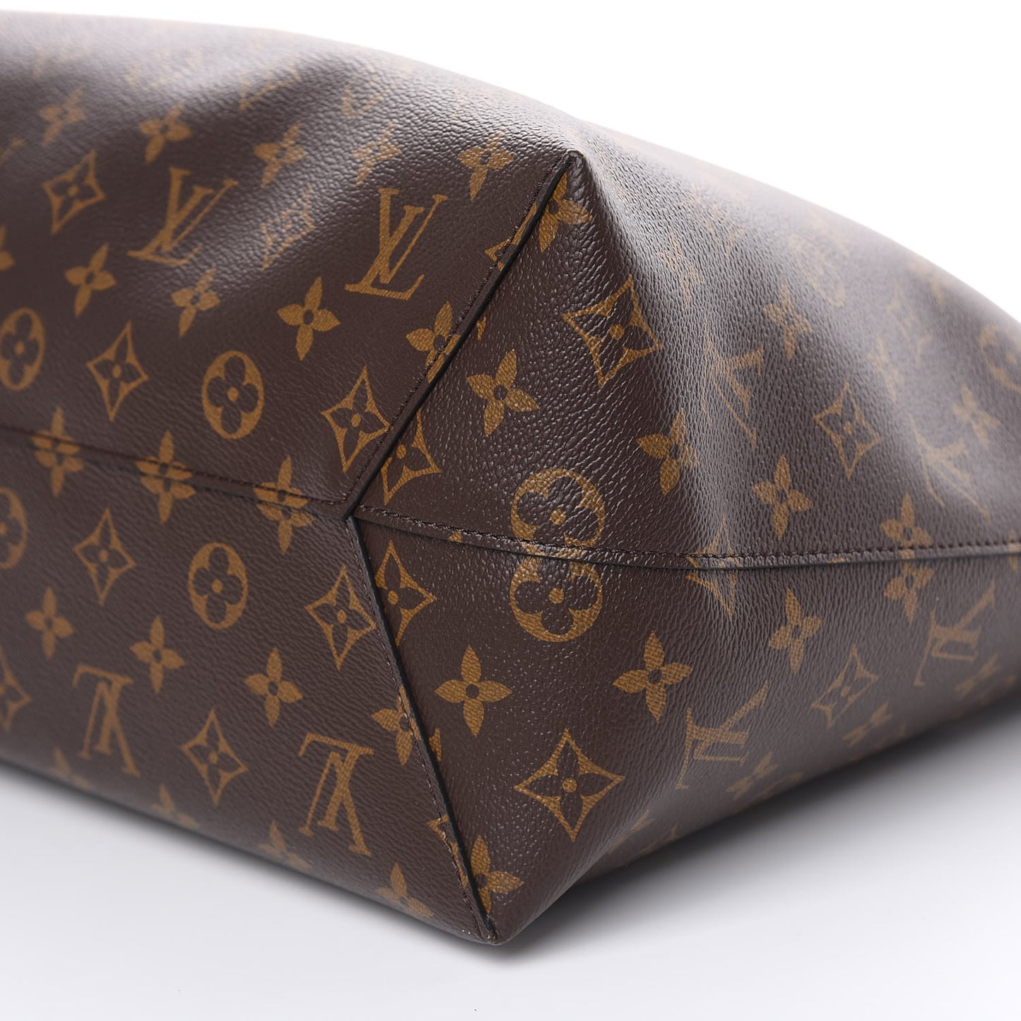 Monogram Flower Hobo Caramel