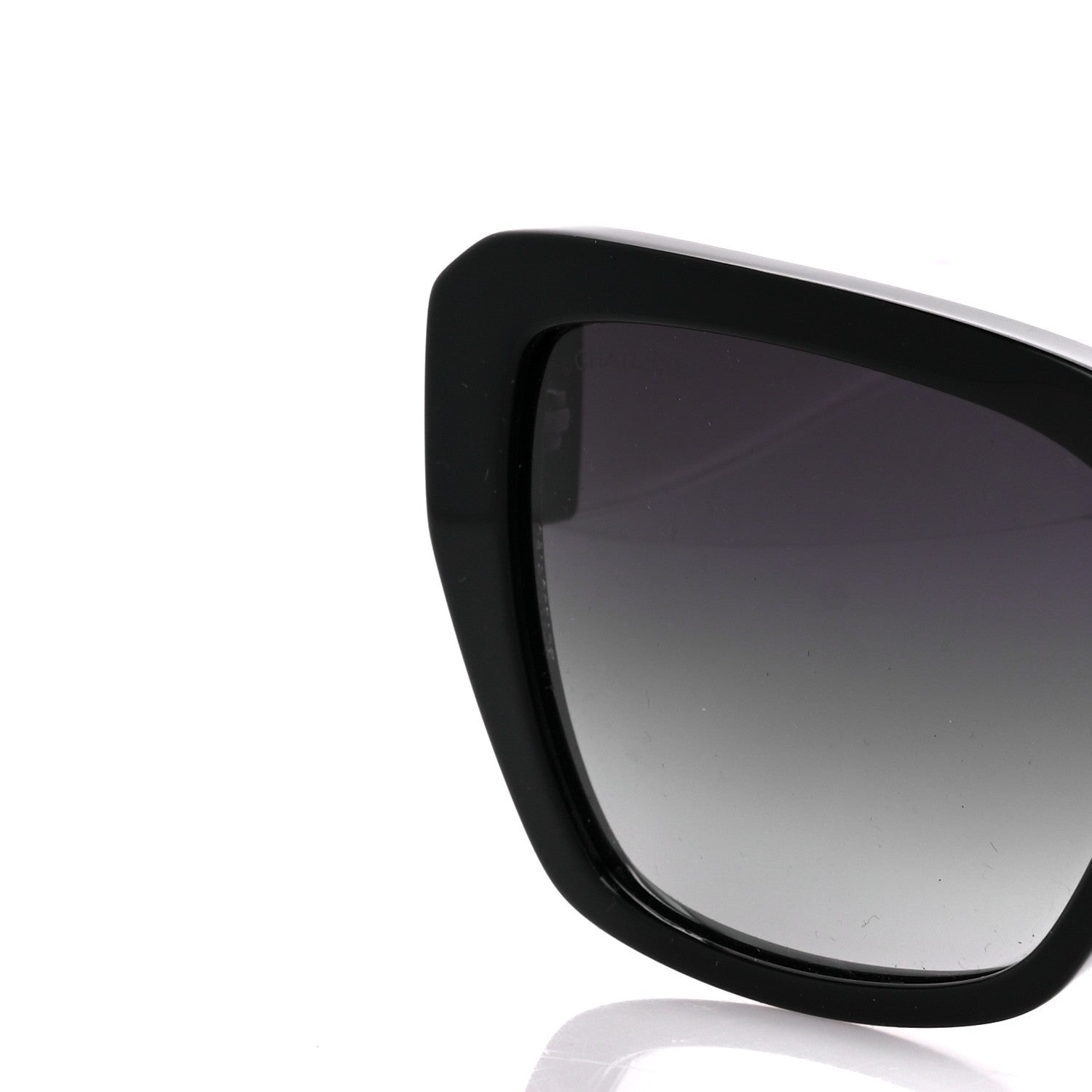 Chanel Acetate Square CC Sunglasses 40988 Black 7 of 8