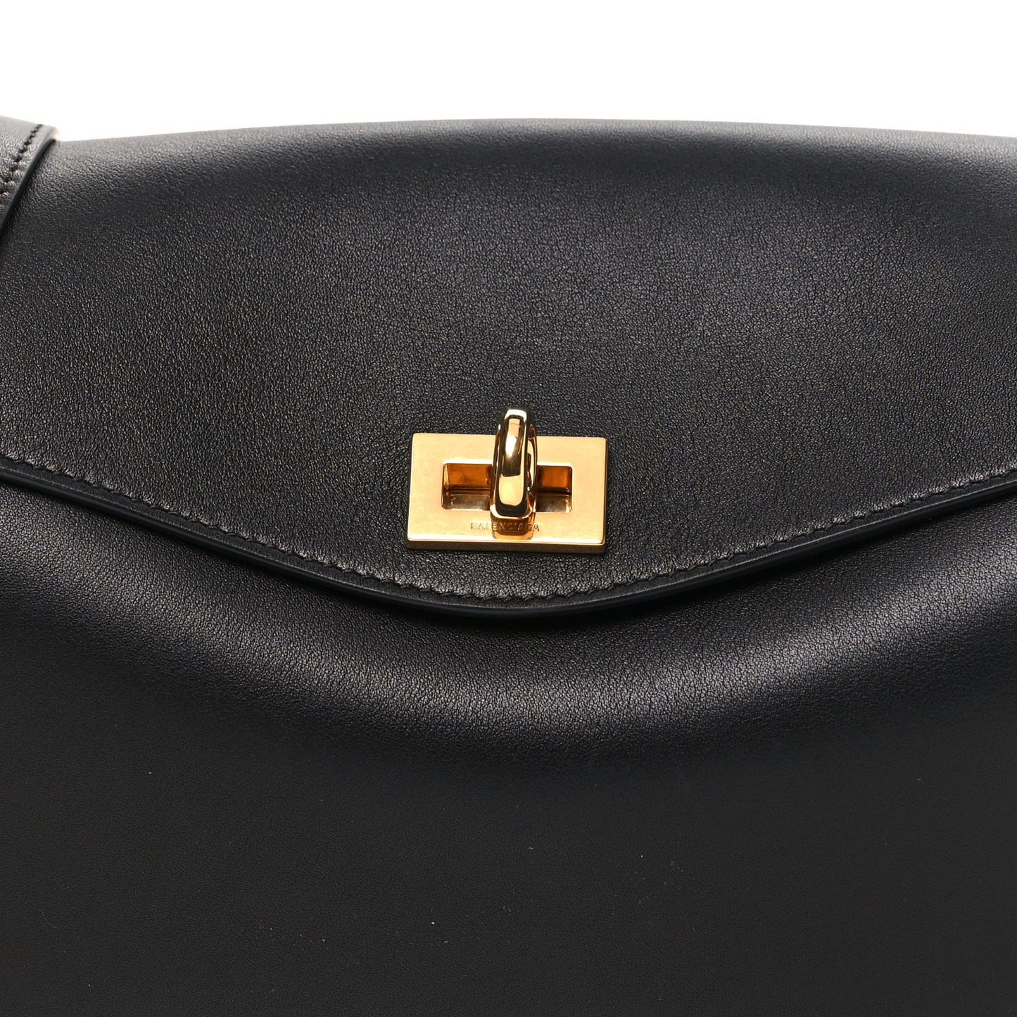 Smooth Calfskin Medium Le 7 Shoulder Bag Black