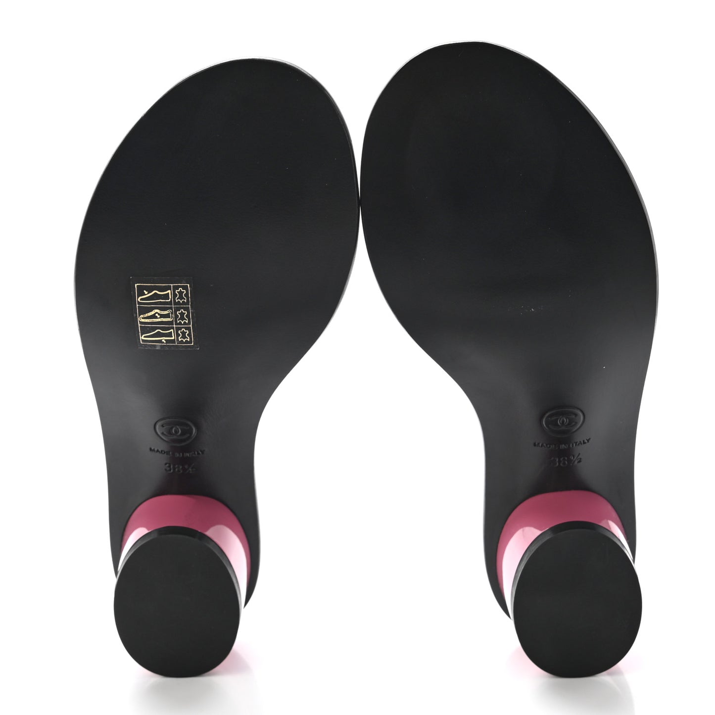 Patent CC Thong Sandals 38.5 Grey Pink