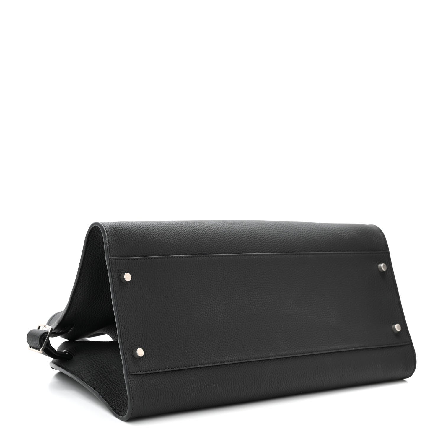 The Row Grained Calfskin EW Margaux Black 4 of 9