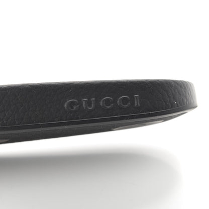Gucci Satin Web Bow Slide Sandals 40 Black 7 of 9