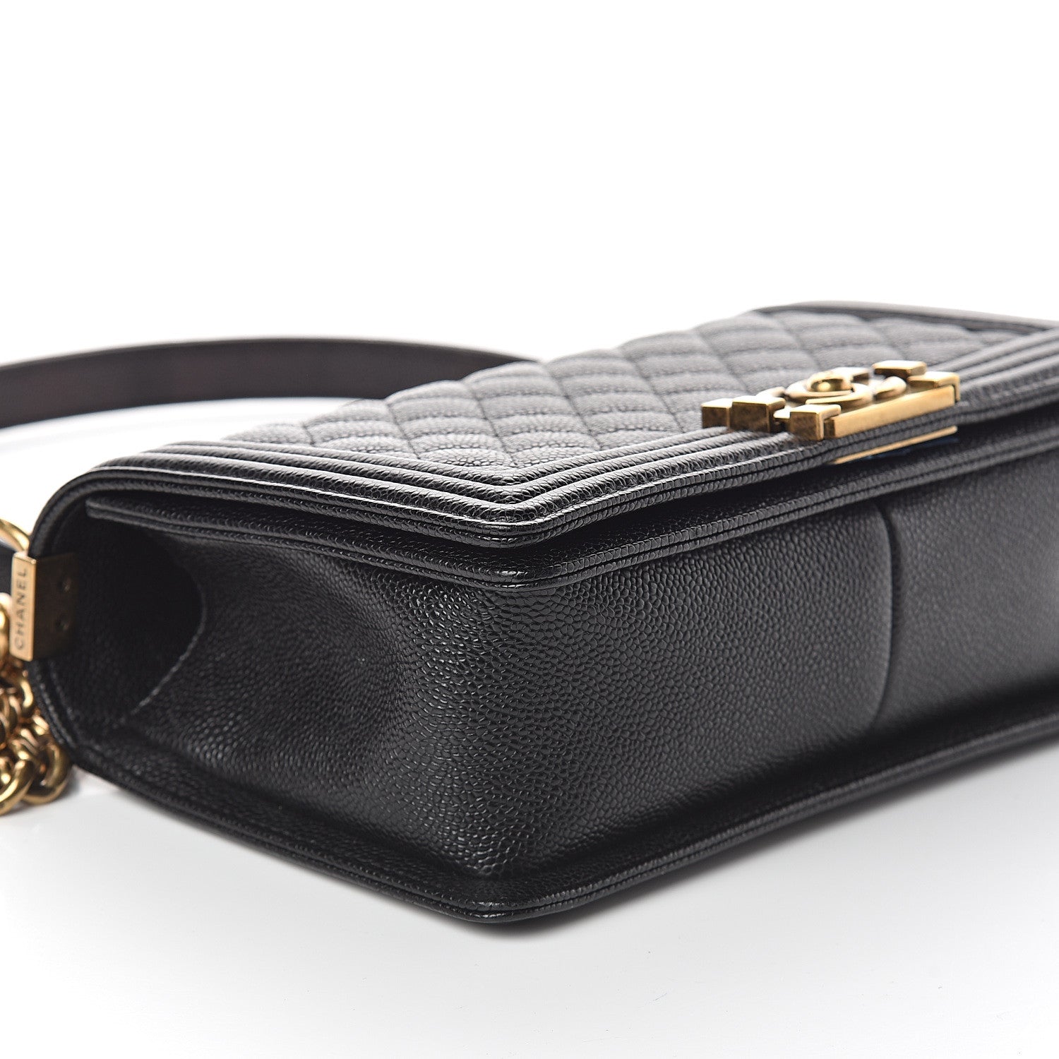 Chanel Caviar Quilted Medium Boy Flap Black 8 of 9