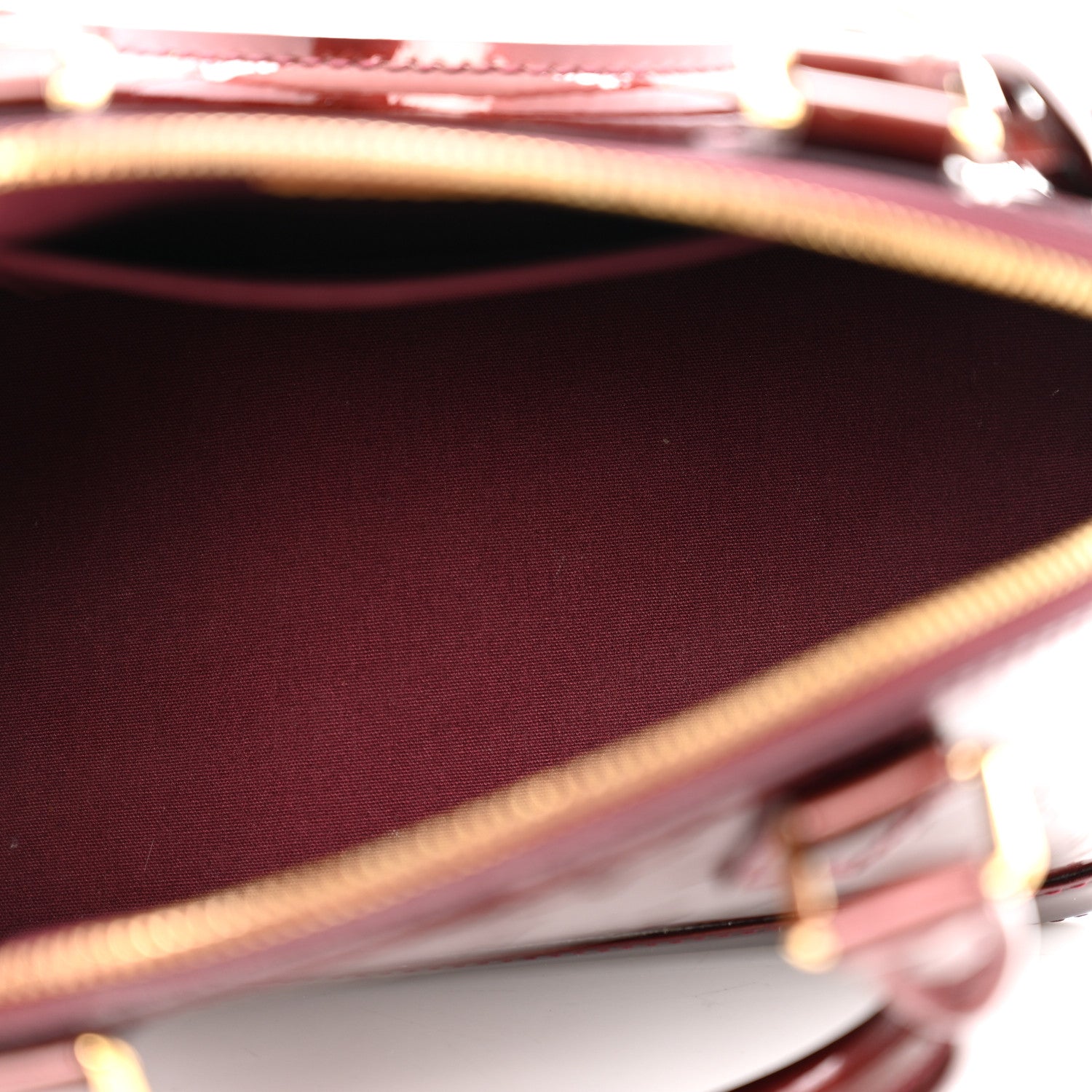 Louis Vuitton Vernis Alma BB Magenta 5 of 11