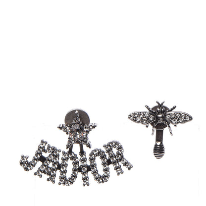 Christian Dior Palladium Crystal J'adior Earrings 1 of 5