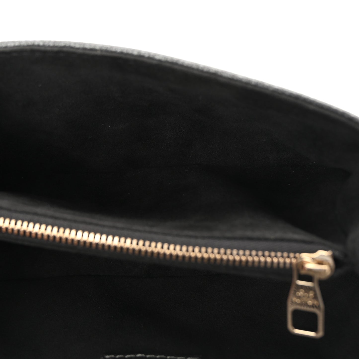 Shimmery Empreinte LV Ski Pochette Metis East West Gun Metal