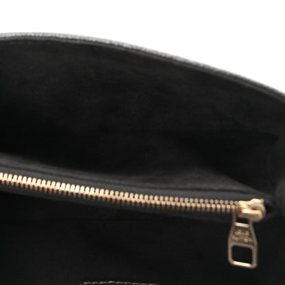 Louis Vuitton Shimmery Empreinte LV Ski Pochette Metis East West Gun Metal 5 of 9