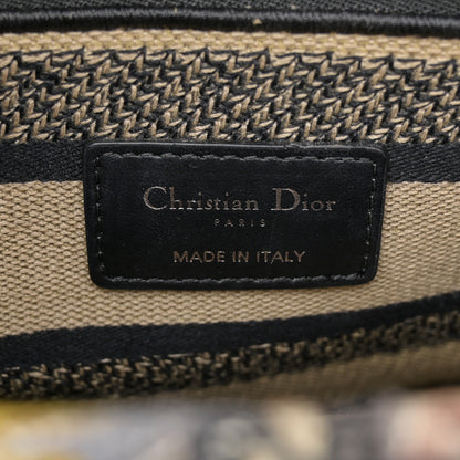 Christian Dior Canvas Embroidered Jardin D'Hiver Medium Lady D-Lite Beige Multicolor 6 of 13