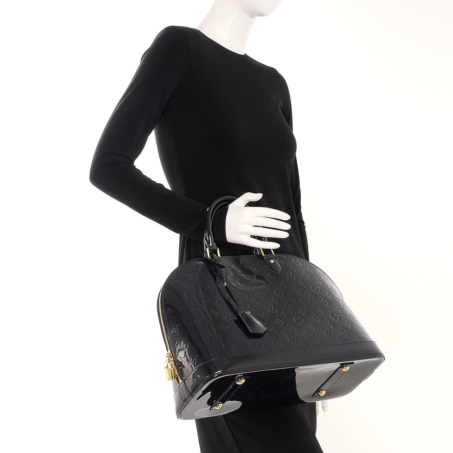 Louis Vuitton Vernis Alma GM Blue Infini 2 of 6